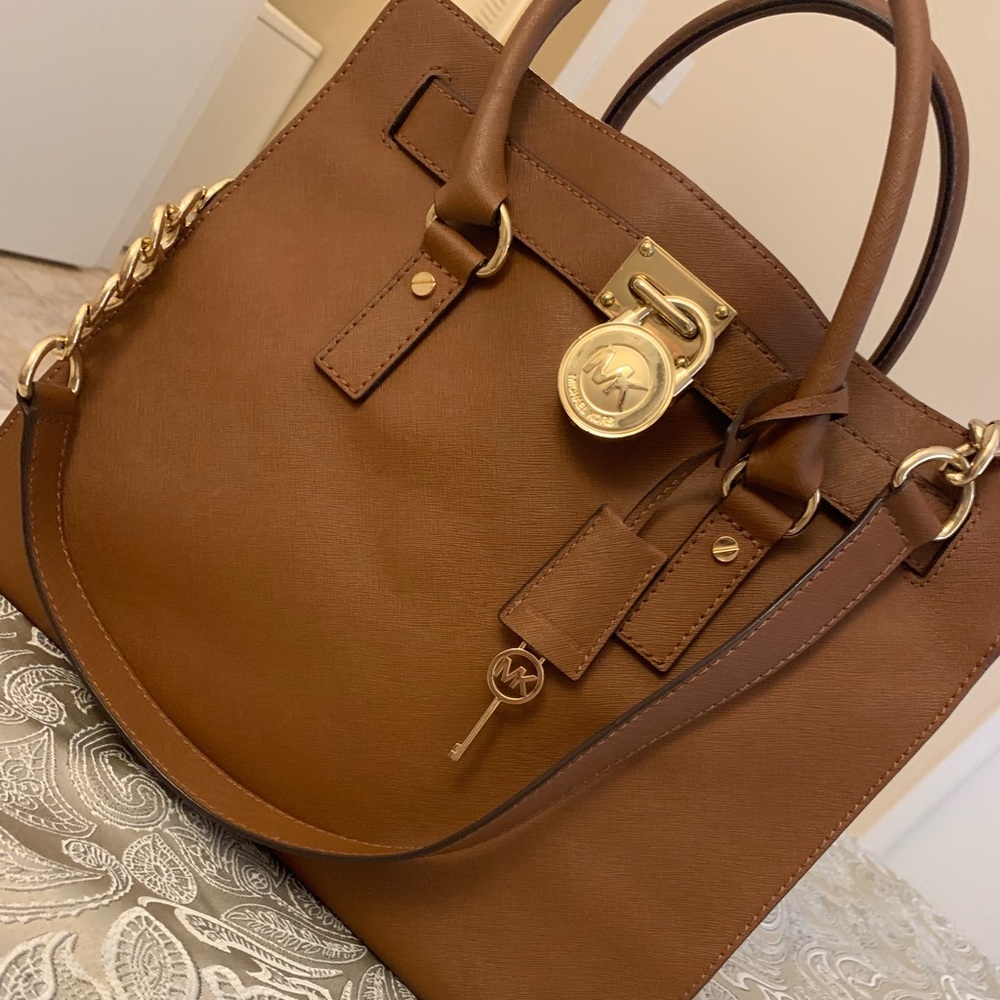 MICHAEL KORS Hamilton Leather Tote